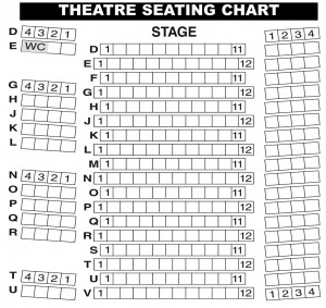 Bader Theatre Seating Chart